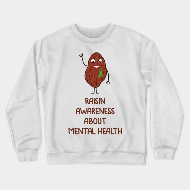 Mental Health Awareness Crewneck Sweatshirt by sqwear